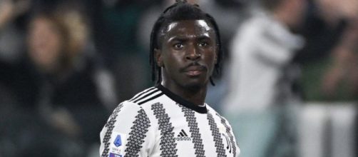 Moise Kean, giocatore della Juventus.