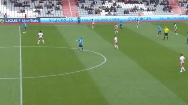 Ajaccio s'est incliné face à Rennes ce dimanche en Ligue 1. (screenhot Twitter - @Phenomeno92i)