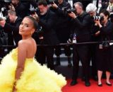 Poupette Kenza sur le tapis rouge du Festival de Cannes (Screenhoot Instagram @poupeettte)