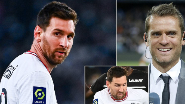 Jérôme Rothen tacle Lionel Messi (capture Twitter @MailOnline)