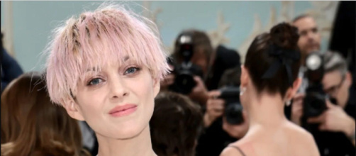 Marion Cotillard au Met Gala 2023 (Screenshoot Twitter @EmSchaf)