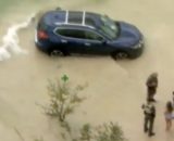 La joven estuvo a punto de atropellar a un niño en la playa (Twitter, VolusiaSheriff)
