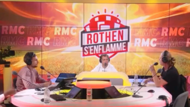Emmanuel Petit défend Leo Messi et attaque le PSG. (screenshot Twitter - @HRivayrand)
