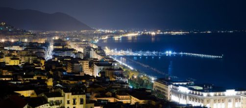 Uno scatto della costa di Salerno.