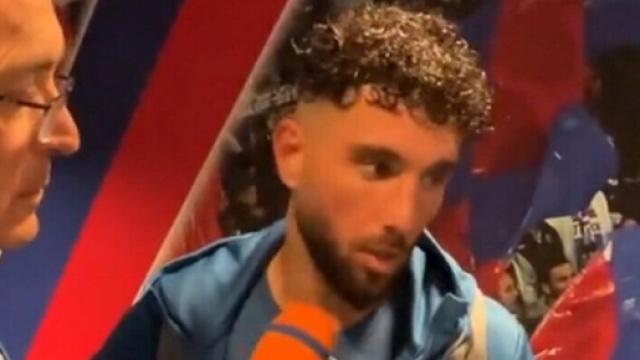 Jordan Ferri après la défaite contre Lyon (capture Twitter @RMCsport)