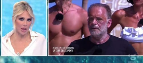 L'Isola dei Famosi, Blasi sbotta con Cecchi Paone: 'Ragiona, hai firmato un contratto'.