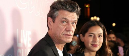 Marc Lavoine et son ex-femme Line Papin (Screenshoot Twitter @TeleLoisirs)