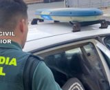 El detenido fue trasladado al lugar del crimen durante la reconstrucción de los hechos el pasado lunes (Twitter/guardiacivil)