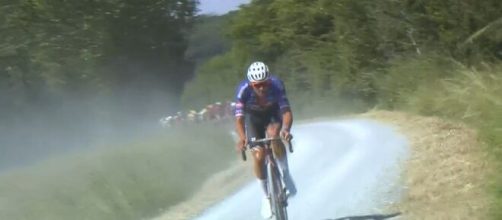 Ciclismo, Mathieu Van der Poel impegnato alla Dwars door het Hageland.