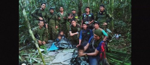 Depois de 40 dias, os quatro irmãos perdidos nas florestas da Colômbia são achados vivos (Forças Militares da Colômbia/Divulgação)
