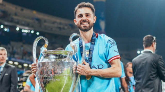 Bernardo Silva est pisté par le PSG et le FC Barcelone (Screenshoot Twitter @BernardoCSilva)