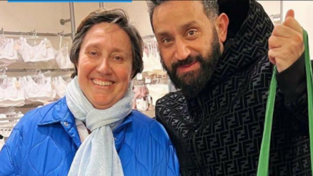 Cyril Hanouna et Danielle Moreau (Screenshoot Twitter @TeleLoisirs)