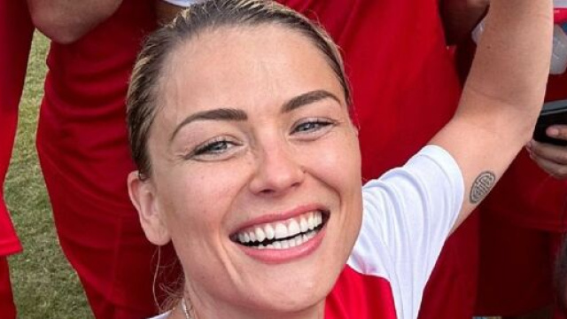 Laure Boulleau a gagné un tournoi au Parc des Princes (capture Twitter @laureboulleau)