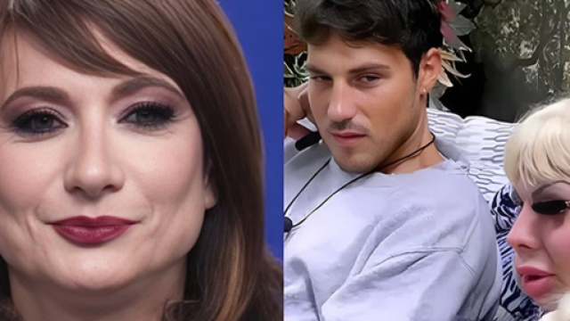 GFvip, Vladimir Luxuria 'bacchetta' Daniele Dal Moro.