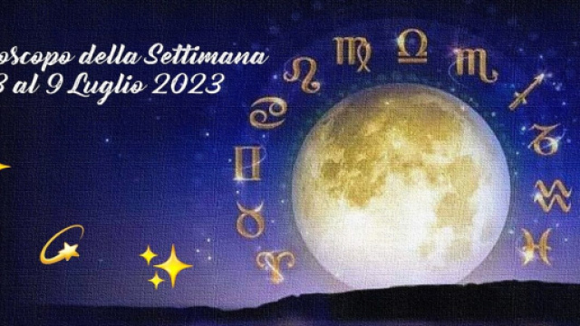 L'oroscopo della settimana dal 3 al 9 luglio 2023.