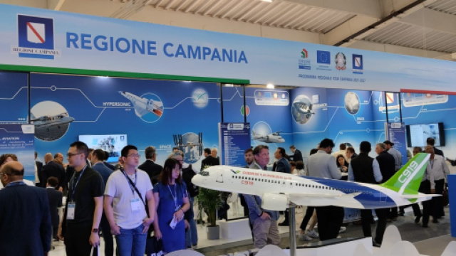 Regione Campania al padiglione Italiano, presso la Hall 1 Stand n. G 299 #Parisairshow2023.