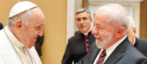 Lula se encontra com o papa Francisco em Roma (Ricardo Stuckert/PR)