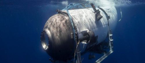Imagen del submarino Titan (Twitter/OceanGate)