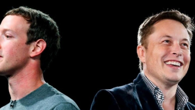 La guerre est &eacute;clat&eacute;e entre Elon Musk et Mark Zuckerberg (Screenshoot Twitter @BFMTV)