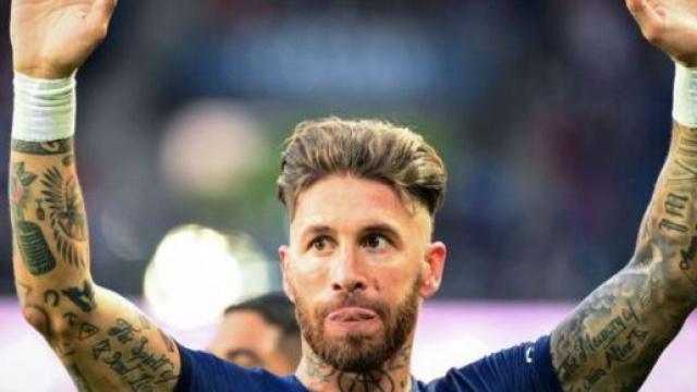 Sergio Ramos sans club depuis son départ du PSG. (screenshot Twitter - @SteveSlamFR)