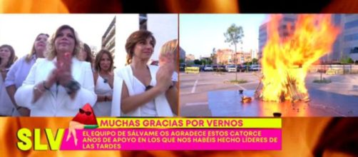 Terelu Campos agradeció a Jorge Javier por su papel durante los 14 años del programa (Captura de pantalla de Telecinco)
