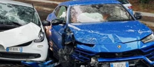 Roma, incidente Lamborghini: viaggiava a 124 km orari