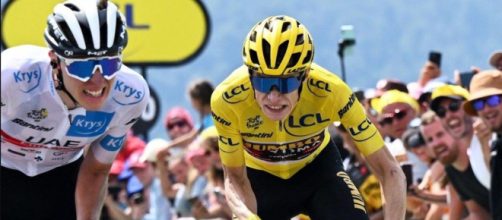 Tadej Pogačar e Jonas Vingegaard, i due grandi favoriti del Tour de France.