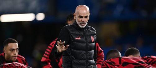 L'allenatore del Milan Stefano Pioli