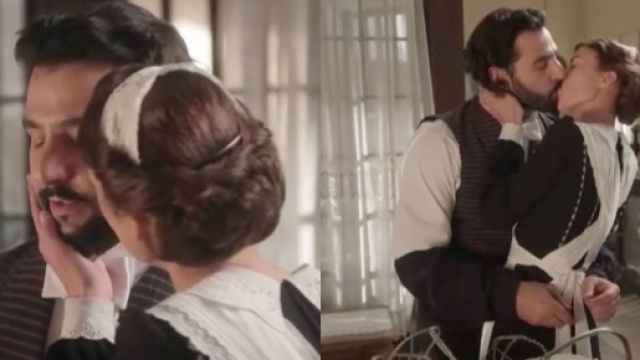 La Promessa, anticipazioni spagnole: Mauro bacia Teresa e rischia di essere licenziato.