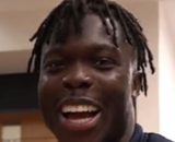 Alidu Seidu au Parc des Princes (capture Twitter @ClermontFoot)