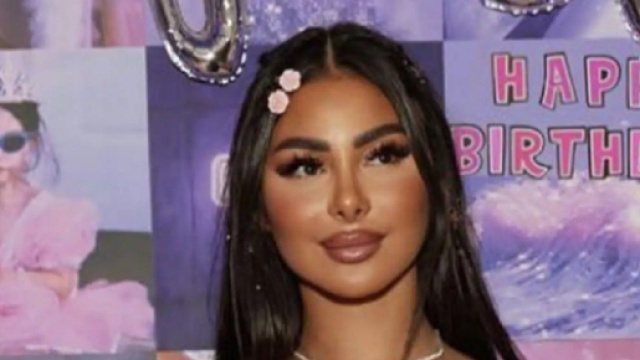 Maeva Ghennam lors de son anniversaire (Screenshoot Twitter @GossipRoomOff)