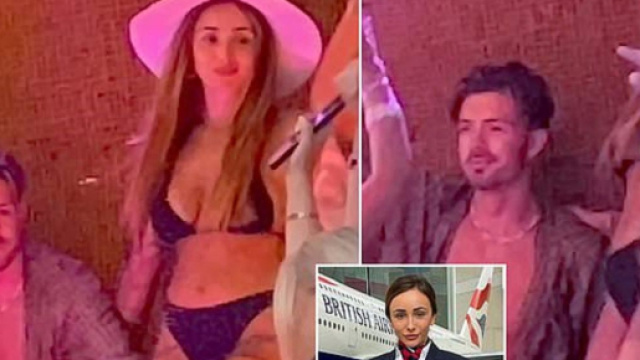 Jack Grealish en vacances (capture Twitter @DailyMailCeleb)