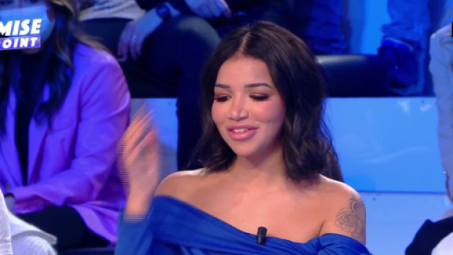 Ruby Nikara invitée de TPMP, l'émission de Cyril Hanouna (Source : capture d'écran C8)