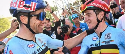 Ciclismo, Wout van Aert e Remco Evenepoel ai Mondiali di Wollongong dello scorso settembre