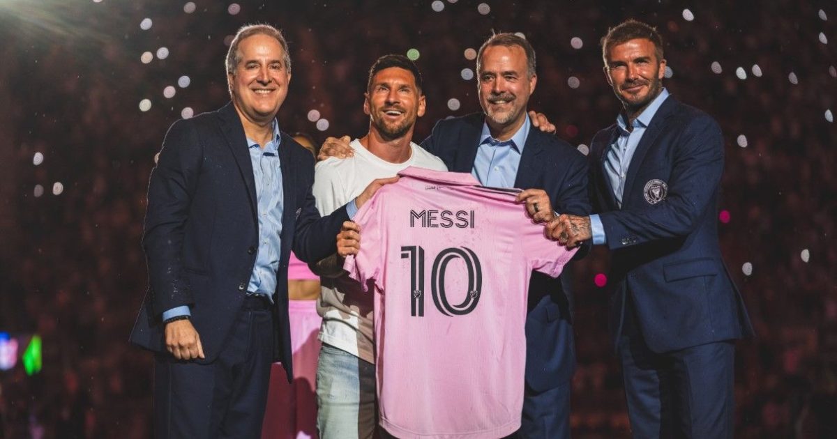 messi presentation at inter miami