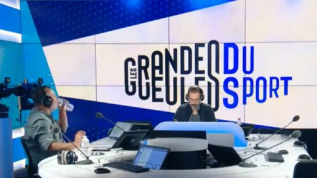 Pascal Dupraz pas fan de la nomination de Luis Enrique au PSG. (screenshot Twitter - @GGsportRMC)