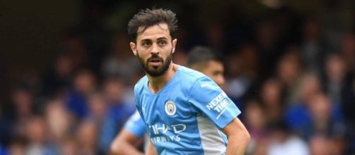 Bernardo Silva sous les couleurs de Manchester City (capture Twitter @MediaParisien)