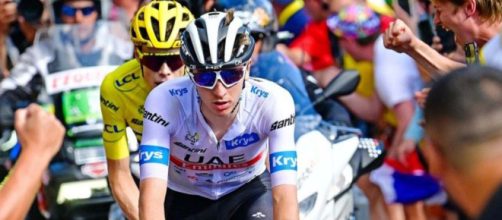 Ciclismo, Tadej Pogacar e Jonas Vingegaard al Tour de France.