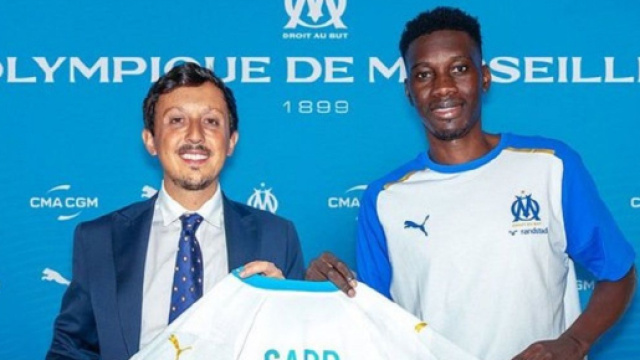 Ismaila Sarr est un joueur de l'OM (capture Twitter @ActuFoot_)