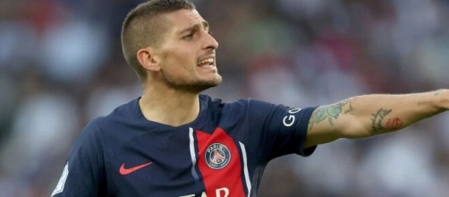 Marco Verratti en instance de départ du PSG. (screenshot Twitter - @StatsKMbappe)