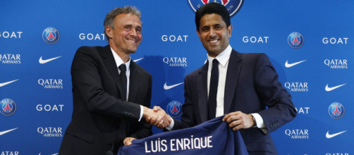 Luis Enrique est le nouveau coach du PSG (capture Twitter @psgcommunity_)