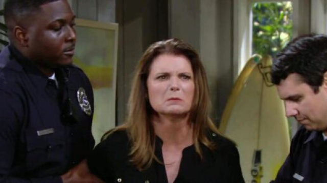 Beautiful, spoiler al 16 luglio: Sheila ammette di avere ucciso Finnegan e viene arrestata