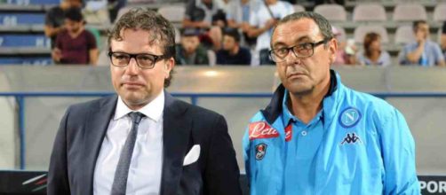 Sarri e Giuntoli insieme ai tempi del Napoli.