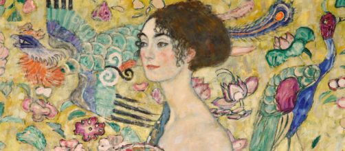 “Lady with a Fan” by Gustave Klimt (Image source: Courtesy Sotheby's, London)