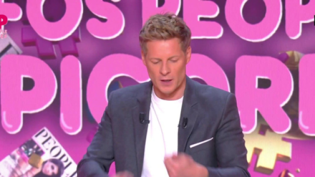 Matthieu Delormeau, présentateur de TPMP People. Source : capture d’écran C8.