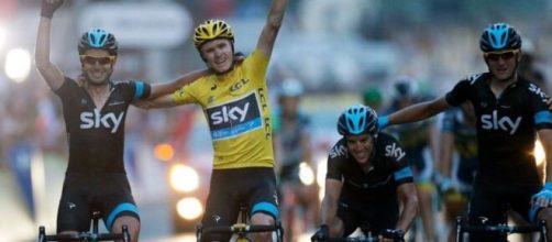 Ciclismo, il quattro volte vincitore del Tour de France Chris Froome.