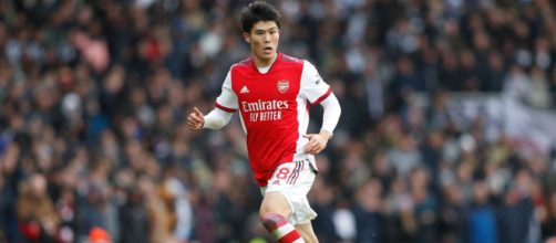 In foto Tomiyasu, difensore dell'Arsenal.