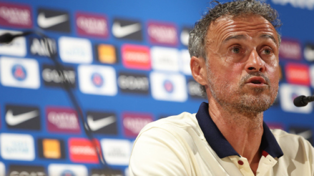 Luis Enrique en conférence de presse ce vendredi (capture Twitter @ActuFoot_)