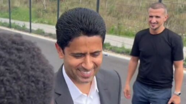 Nasser Al-Khelaïfi au PSG (capture Twitter @Paris_SGINFOS)