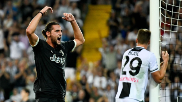 Rabiot autore della terza rete bianconera. Foto da: twitter.com